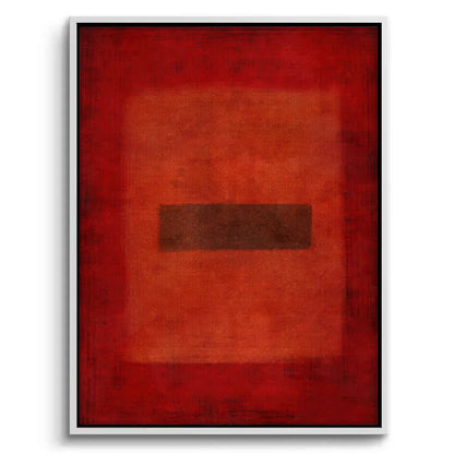 Abstract Red Color Field  - Canvas