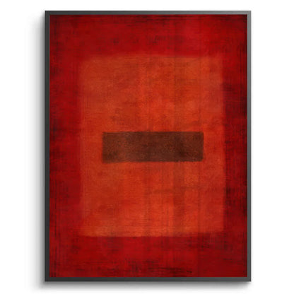 Abstract Red Color Field - Fine Art