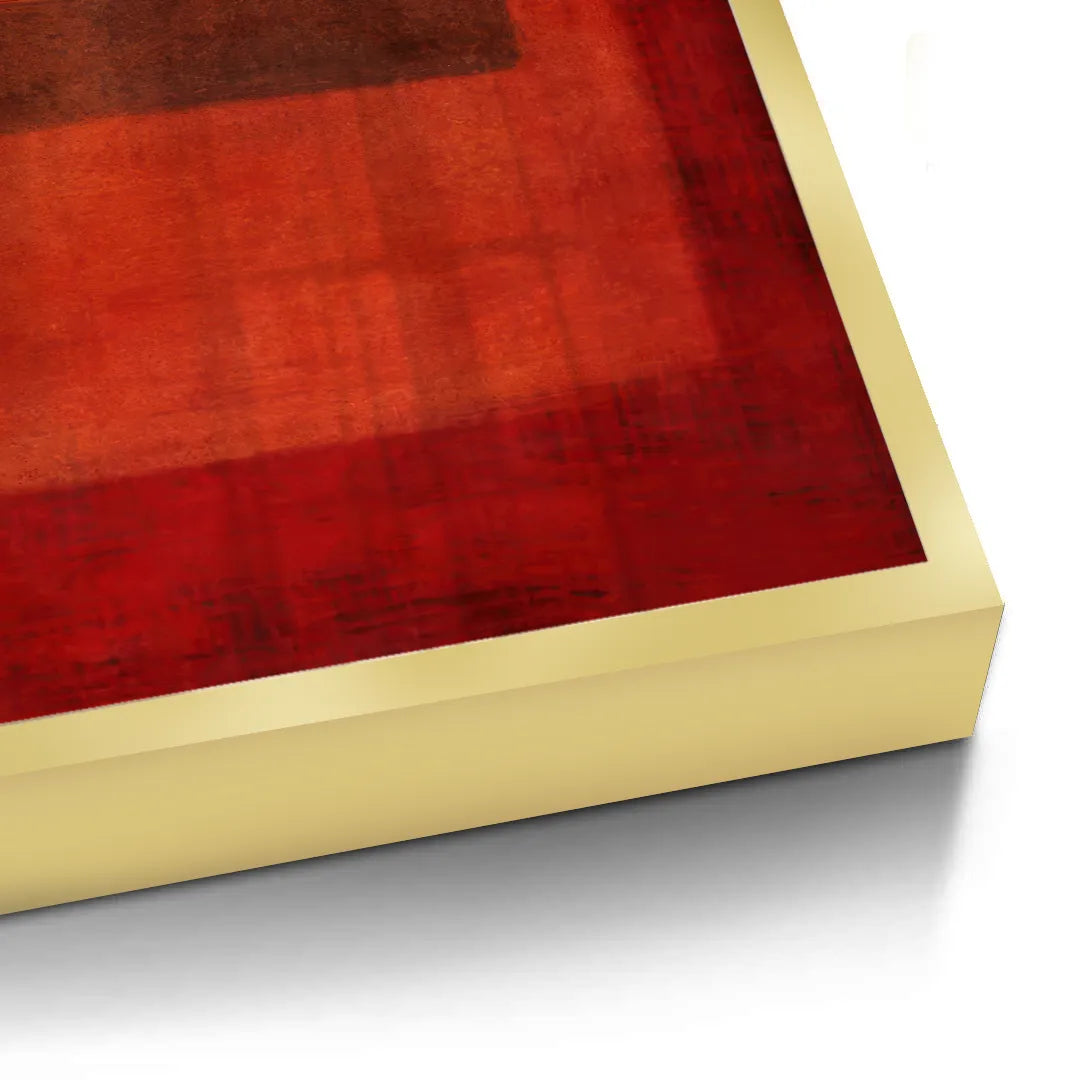 2Abstract Red Color Field - Fine Art