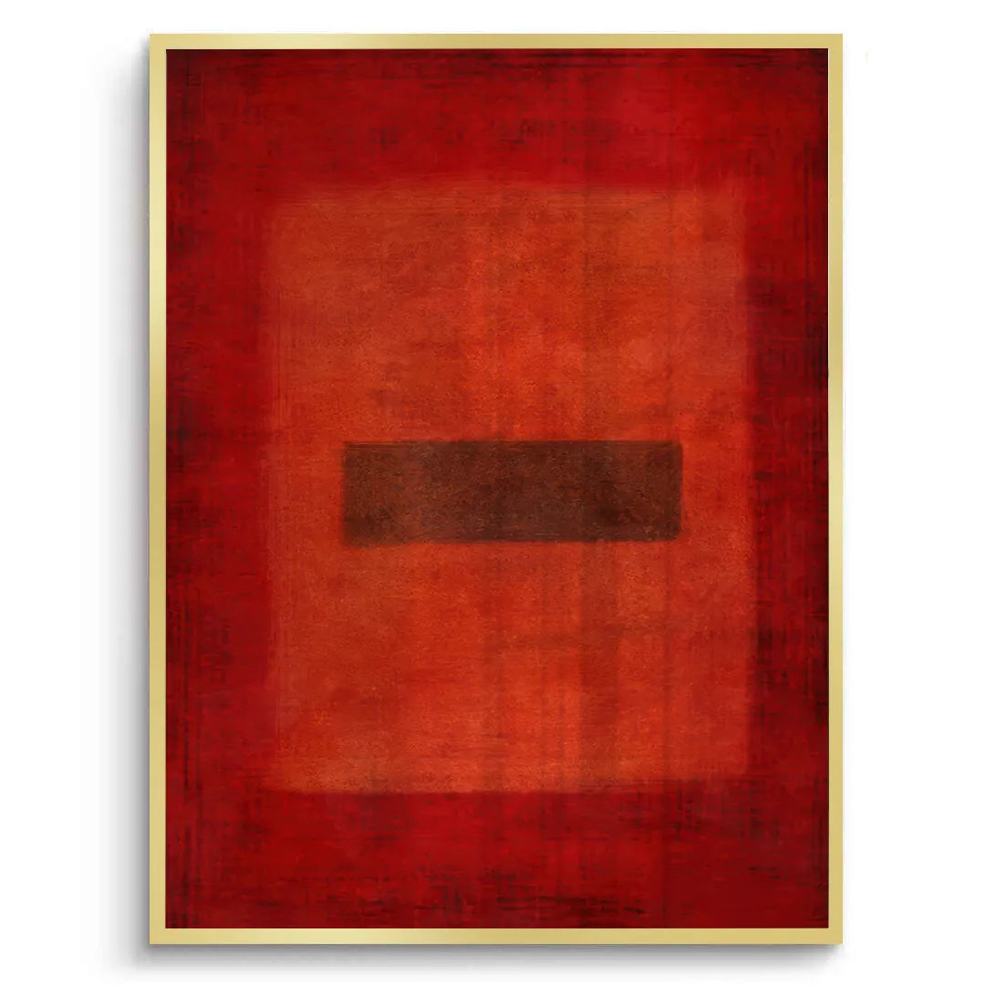 2Abstract Red Color Field - Fine Art