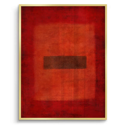 Abstract Red Color Field - Fine Art
