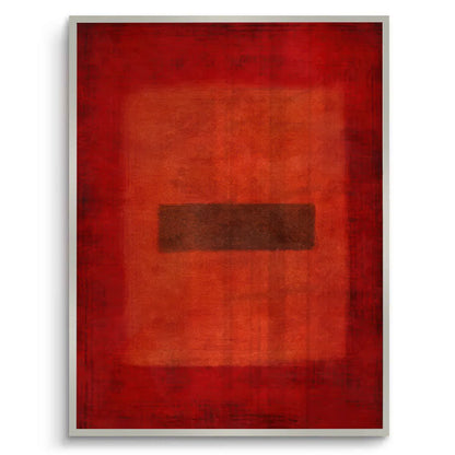 Abstract Red Color Field - Fine Art