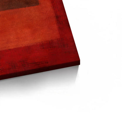 Abstract Red Color Field  - Canvas