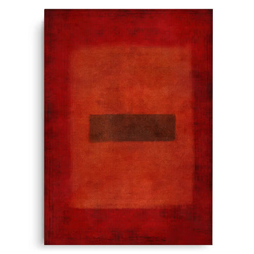 Abstract Red Color Field  - Canvas