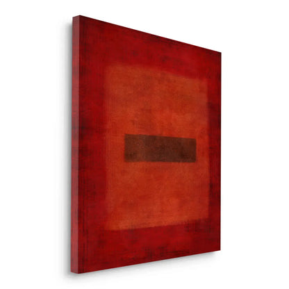 Abstract Red Color Field  - Canvas