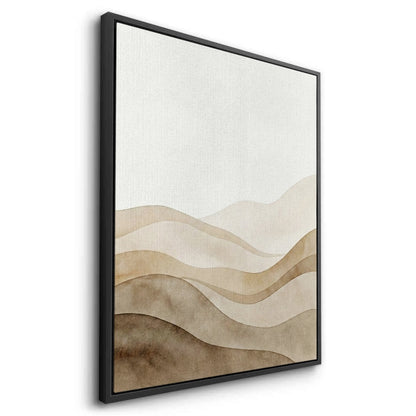 Abstract Sand Dunes Watercolor - Canvas