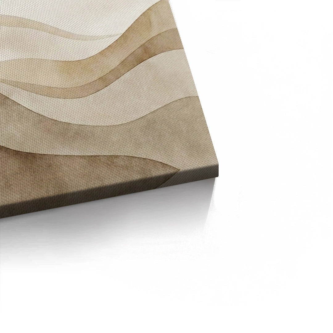 2Abstract Sand Dunes Watercolor - Canvas