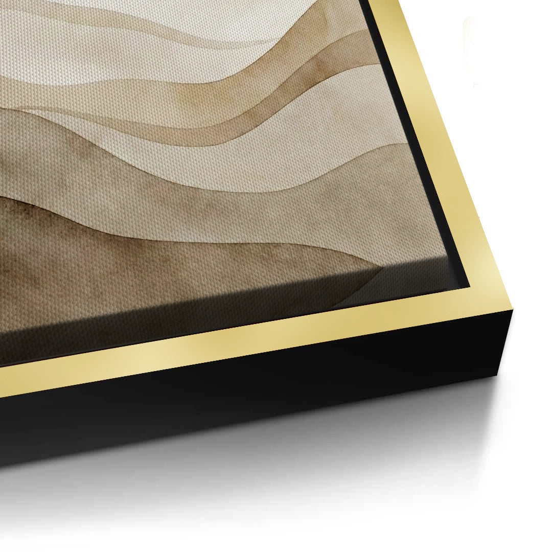 2Abstract Sand Dunes Watercolor - Canvas