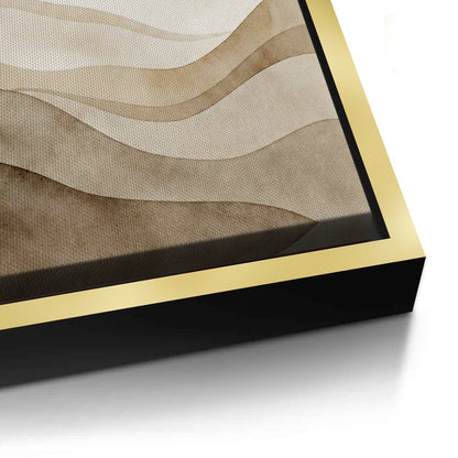 Abstract Sand Dunes Watercolor - Canvas