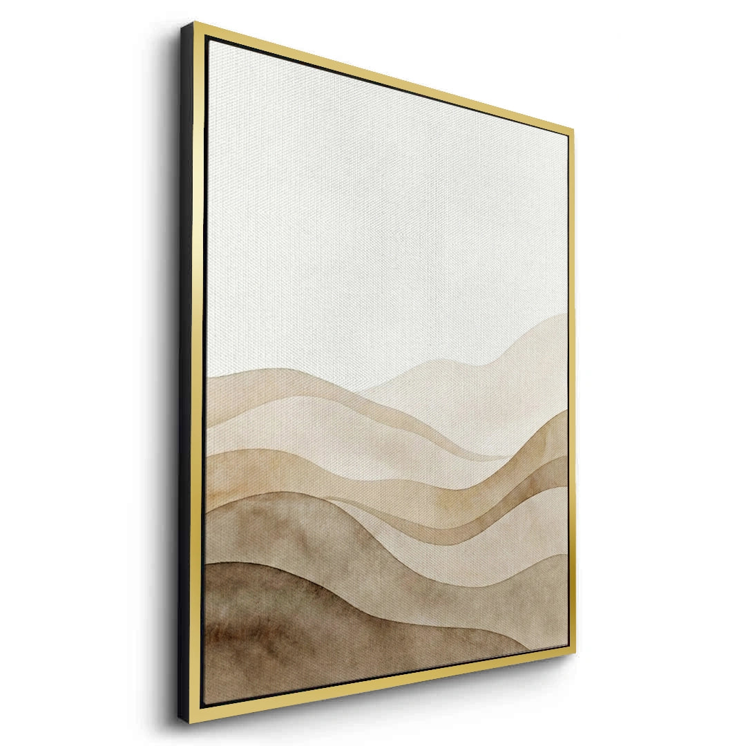 2Abstract Sand Dunes Watercolor - Canvas