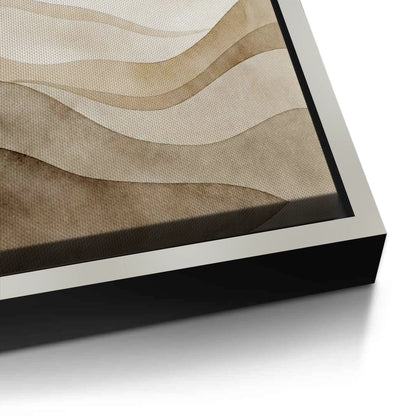 Abstract Sand Dunes Watercolor - Canvas