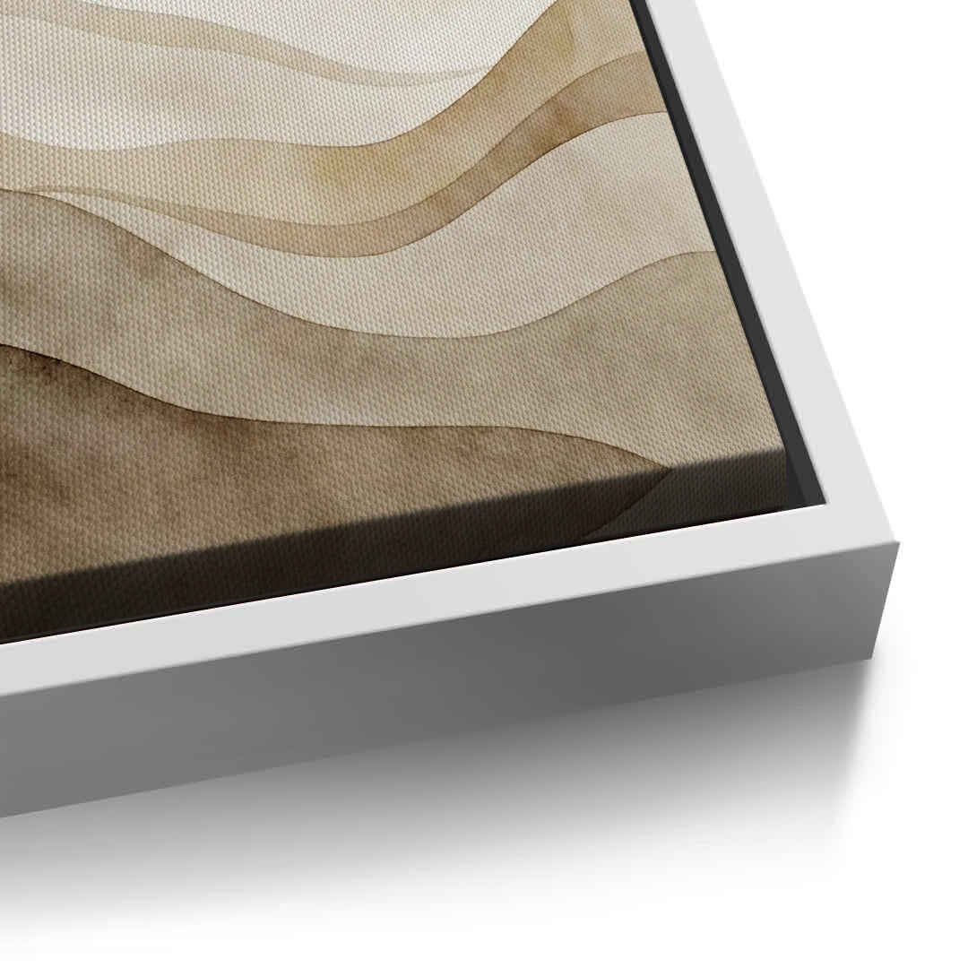 2Abstract Sand Dunes Watercolor - Canvas