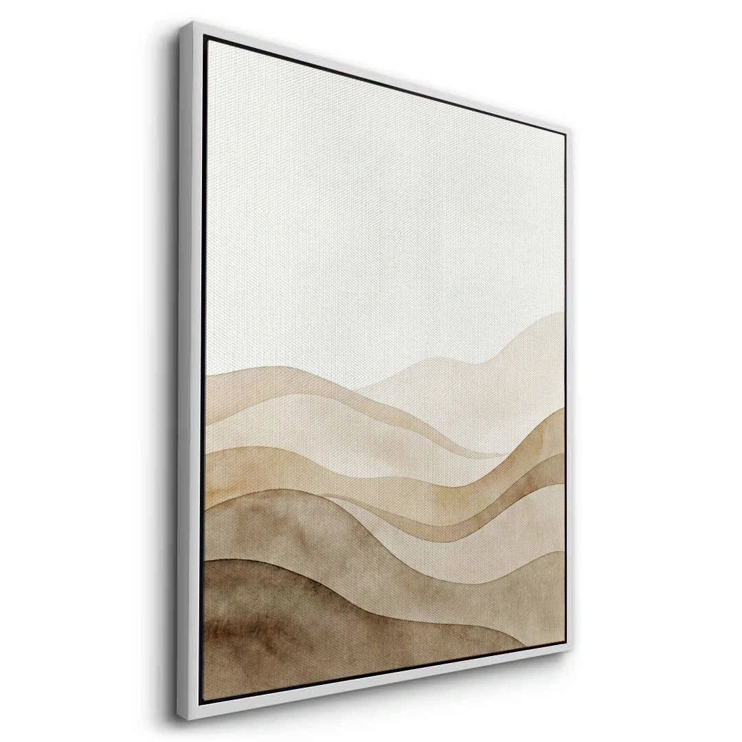 2Abstract Sand Dunes Watercolor - Canvas