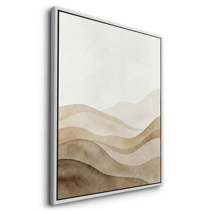 Abstract Sand Dunes Watercolor - Canvas