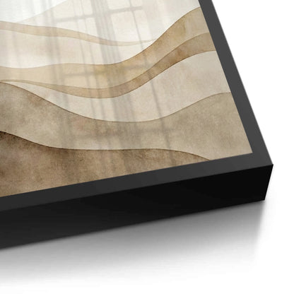 Abstract Sand Dunes Watercolor - Fine Art