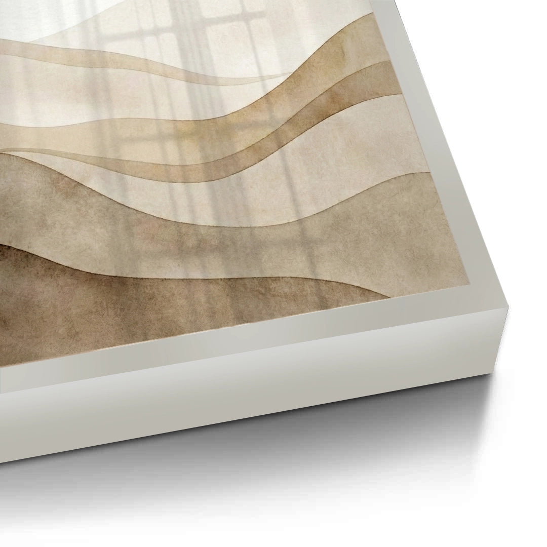 2Abstract Sand Dunes Watercolor - Fine Art