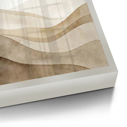 Abstract Sand Dunes Watercolor - Fine Art