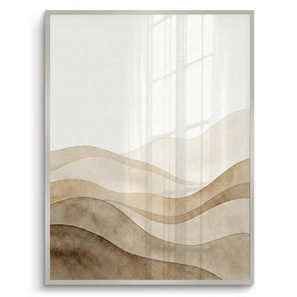 Abstract Sand Dunes Watercolor - Fine Art
