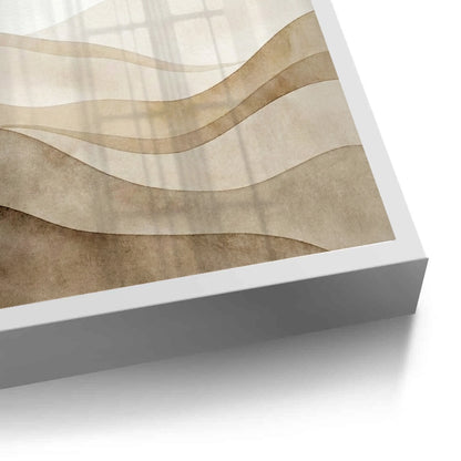 Abstract Sand Dunes Watercolor - Fine Art