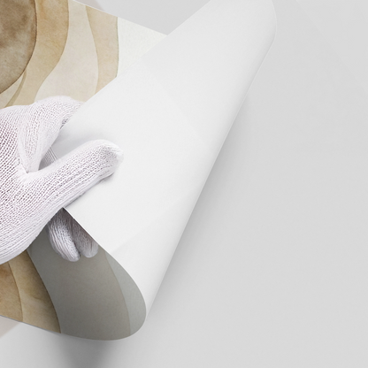 Abstract Sand Dunes Watercolor - Poster