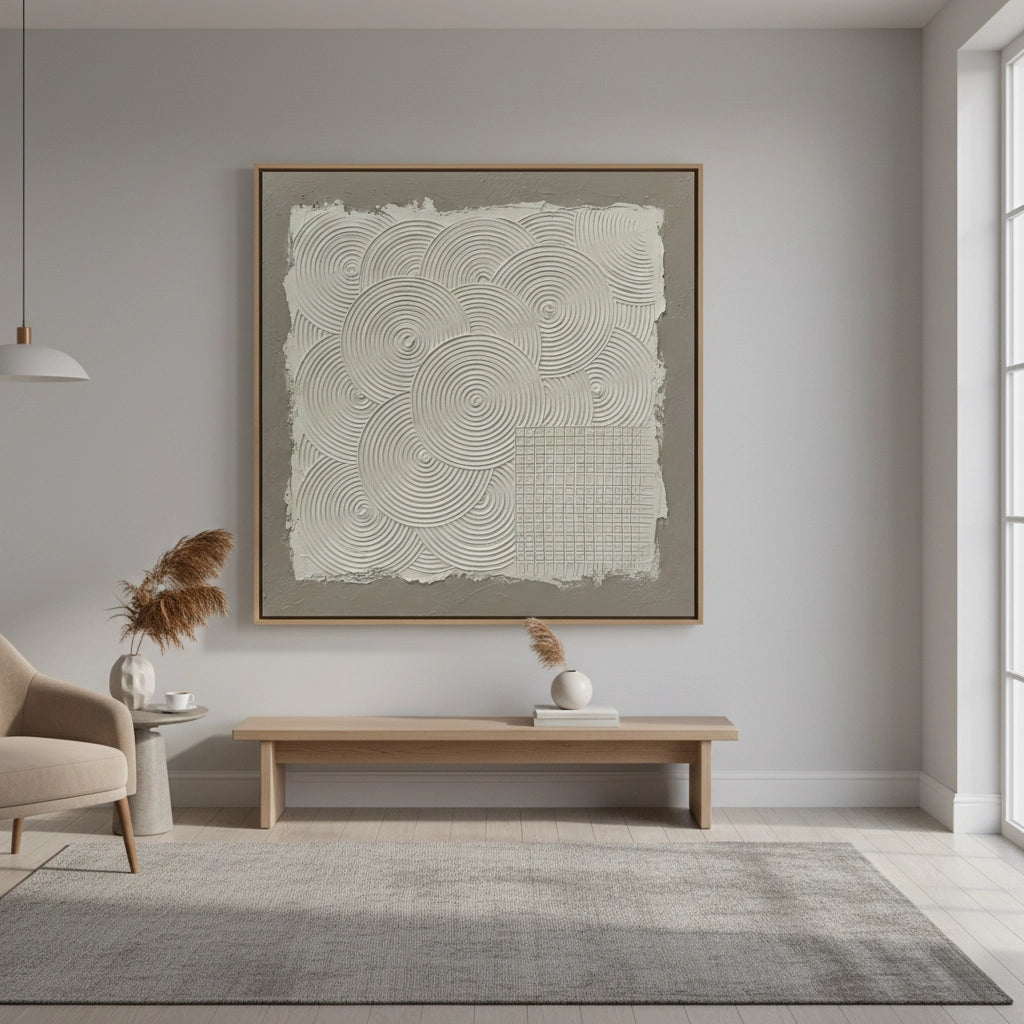 2Abstract Sand Ripple Painting #ASRI550
