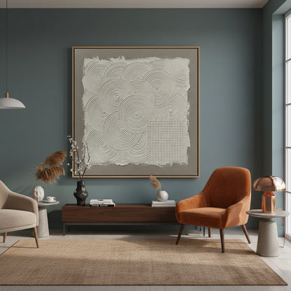 Abstract Sand Ripple Painting #ASRI550