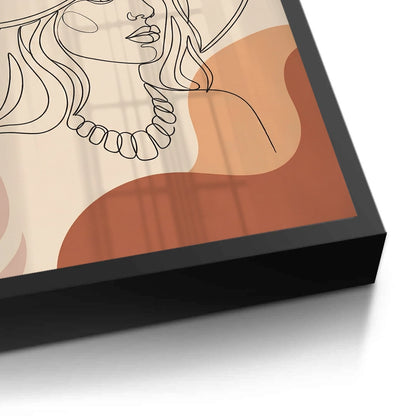 Abstract Sun Hat Lady - Fine Art