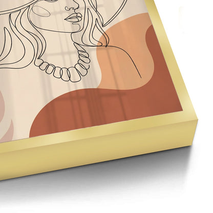 Abstract Sun Hat Lady - Fine Art