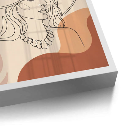 Abstract Sun Hat Lady - Fine Art