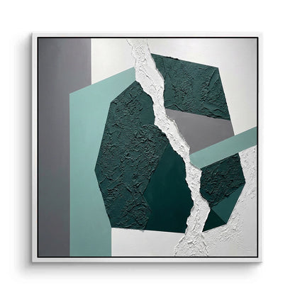 Abstract Teal Geometric #ATG927