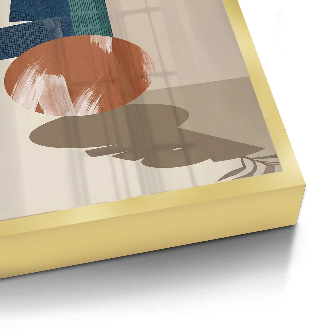 2Abstract Vase and Dried Flowers - Fine Art