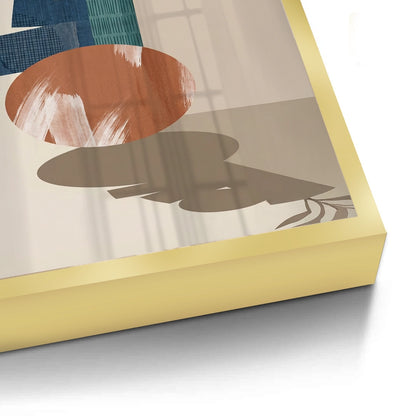 Abstract Vase and Dried Flowers - Fine Art