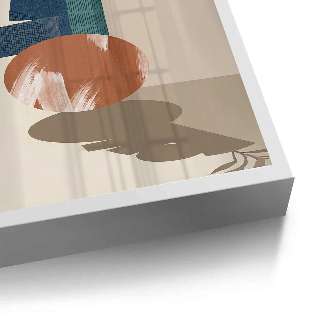 2Abstract Vase and Dried Flowers - Fine Art