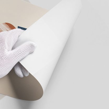 Abstract Vase and Dried Flowers - Poster