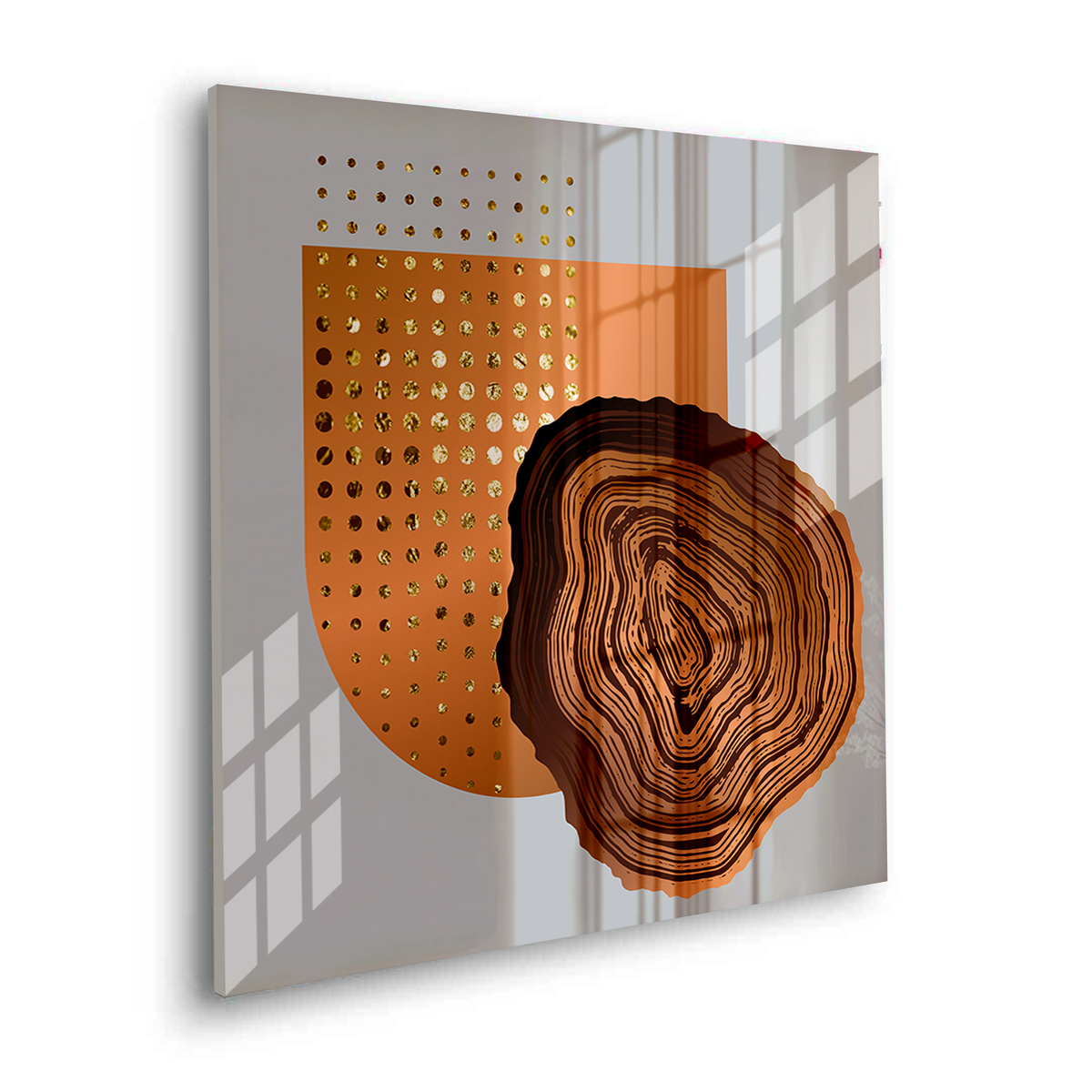 Heartwood - Acrylic - Jasmineart.ae