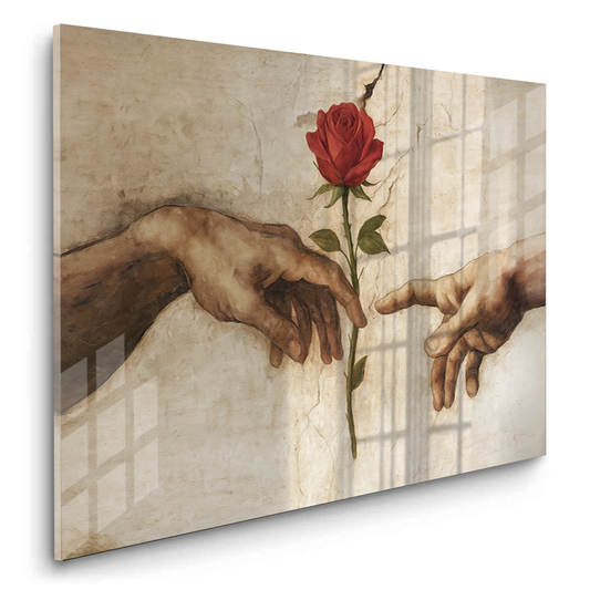 The Creation of Adam - Acrylic