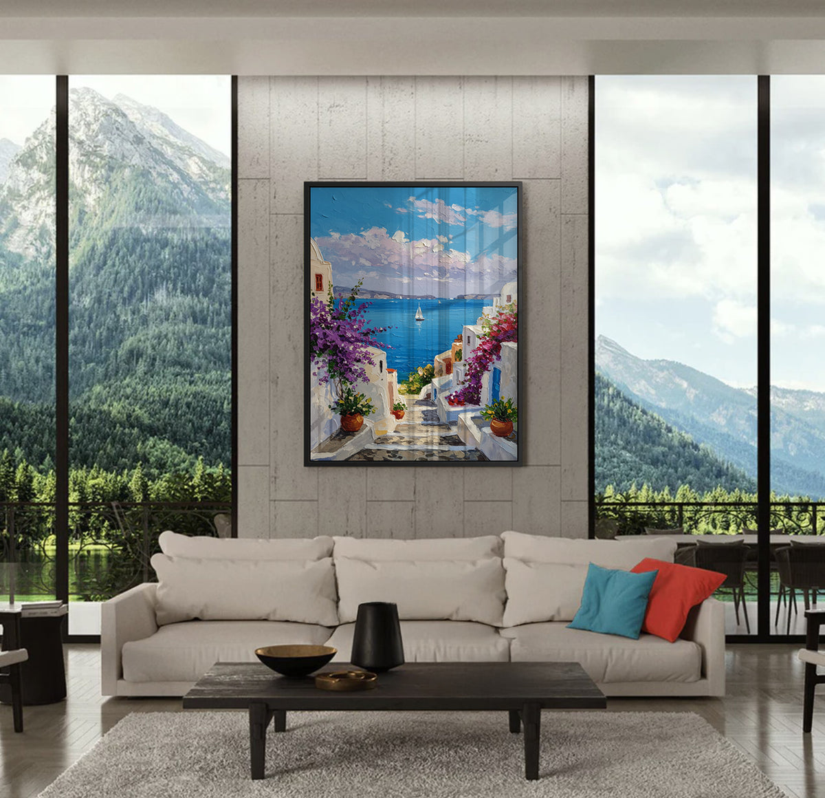 Pathway to Paradise - Acrylic - Jasmineart.ae
