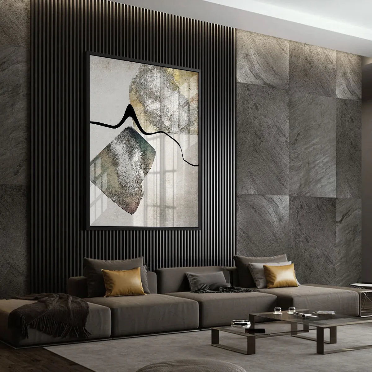 Echoes of Stone - Acrylic - Jasmineart.ae