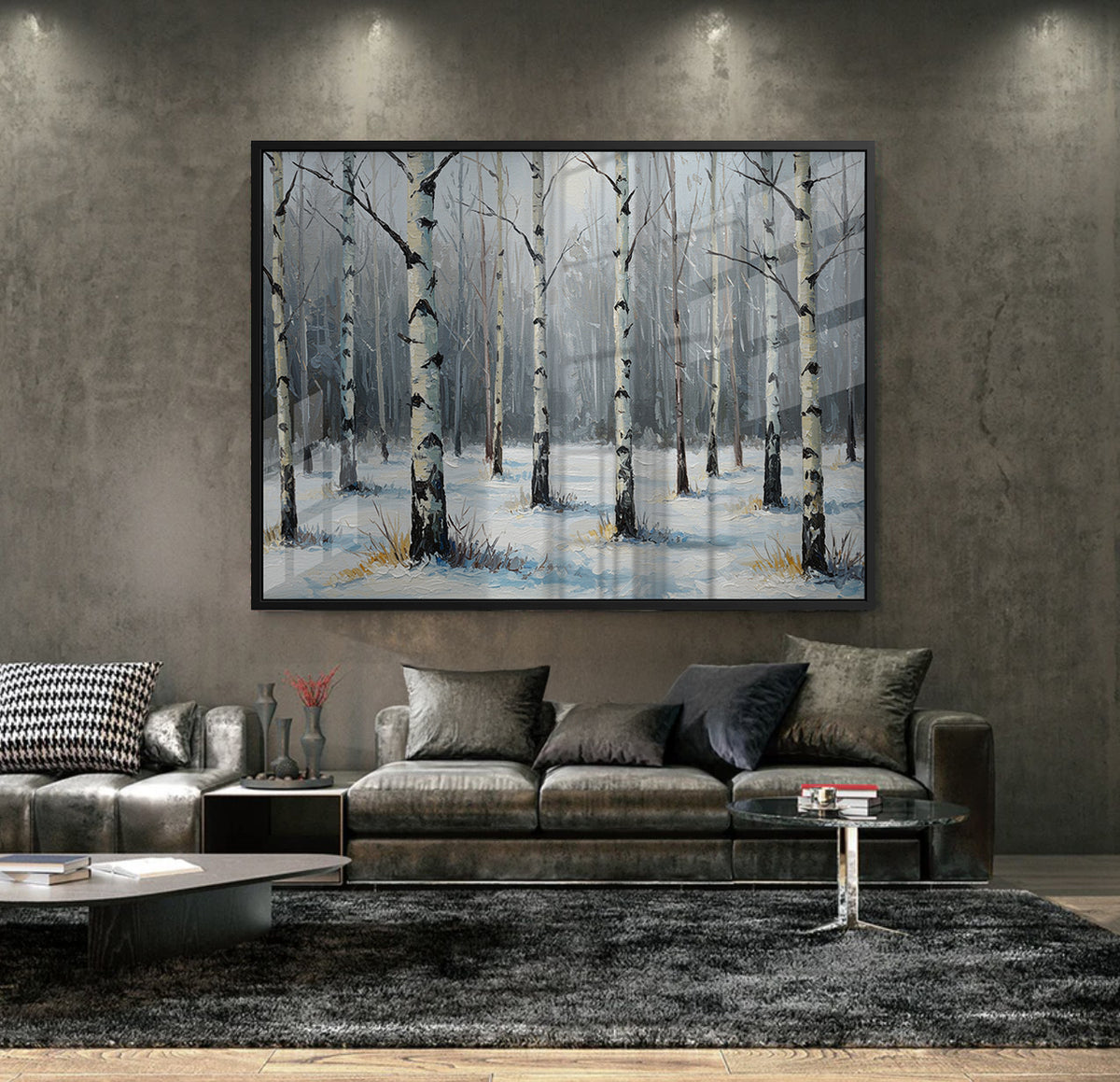 Whispers of Winter - Acrylic - Jasmineart.ae
