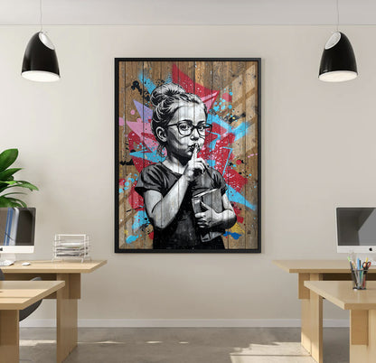 Shhh  - Acrylic