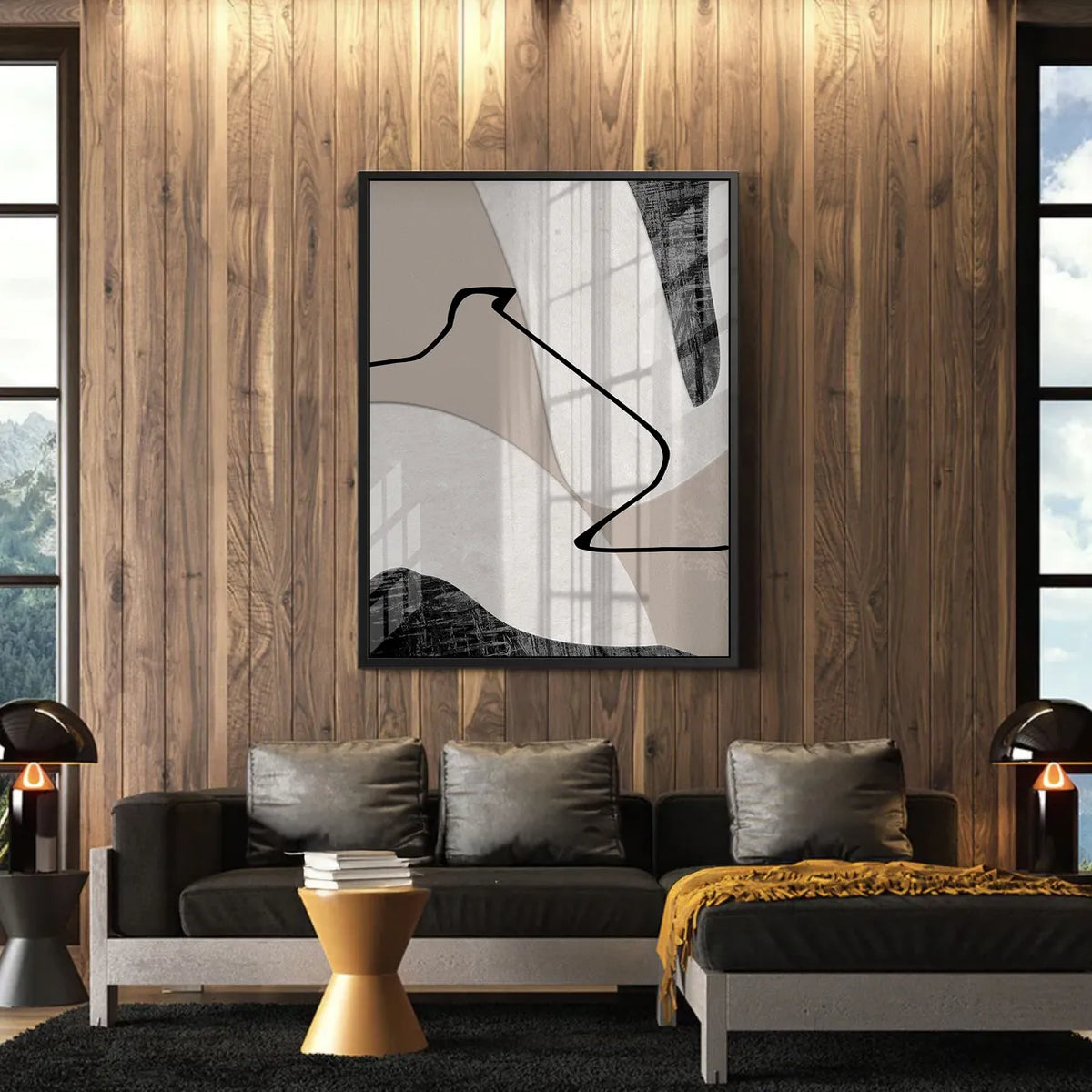 Minimal Instinct - Acrylic - Jasmineart.ae