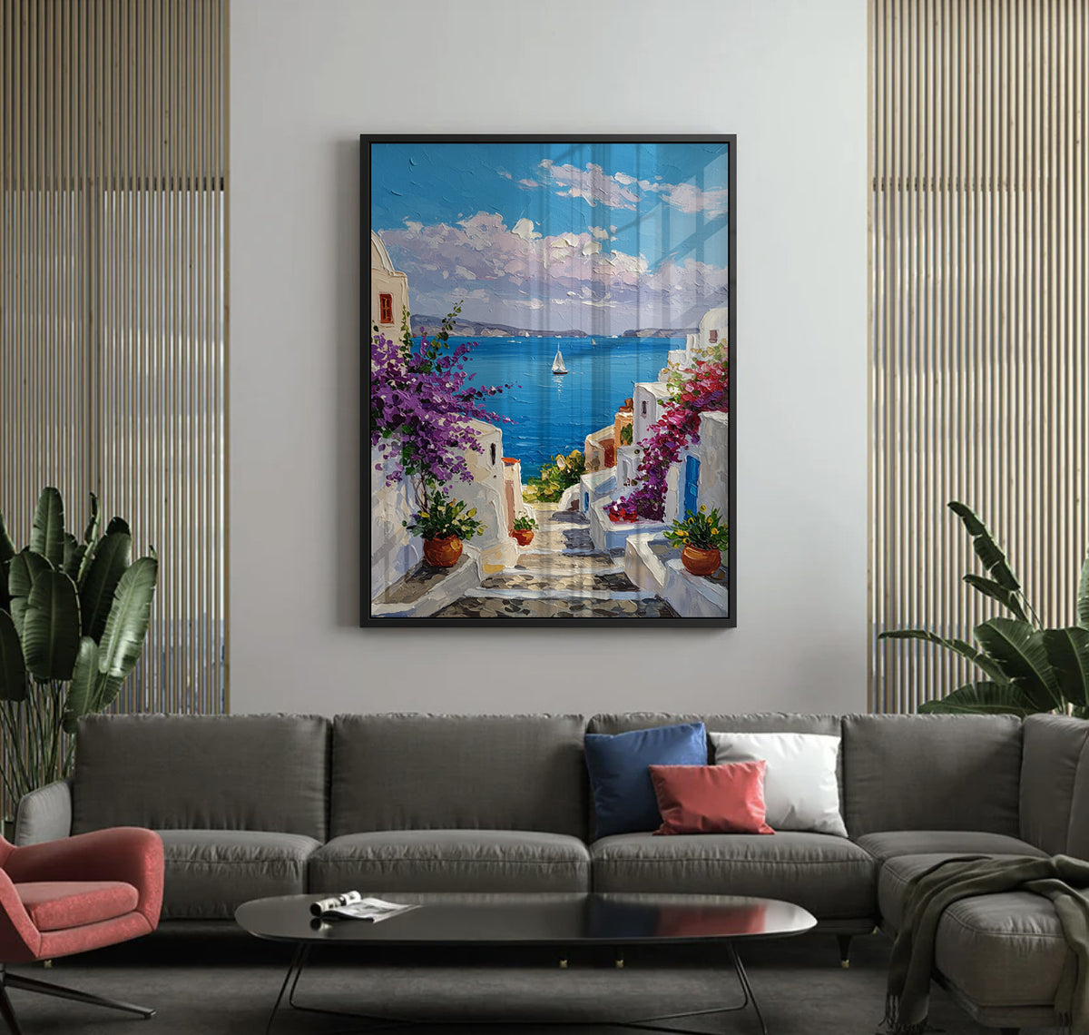Pathway to Paradise - Acrylic - Jasmineart.ae