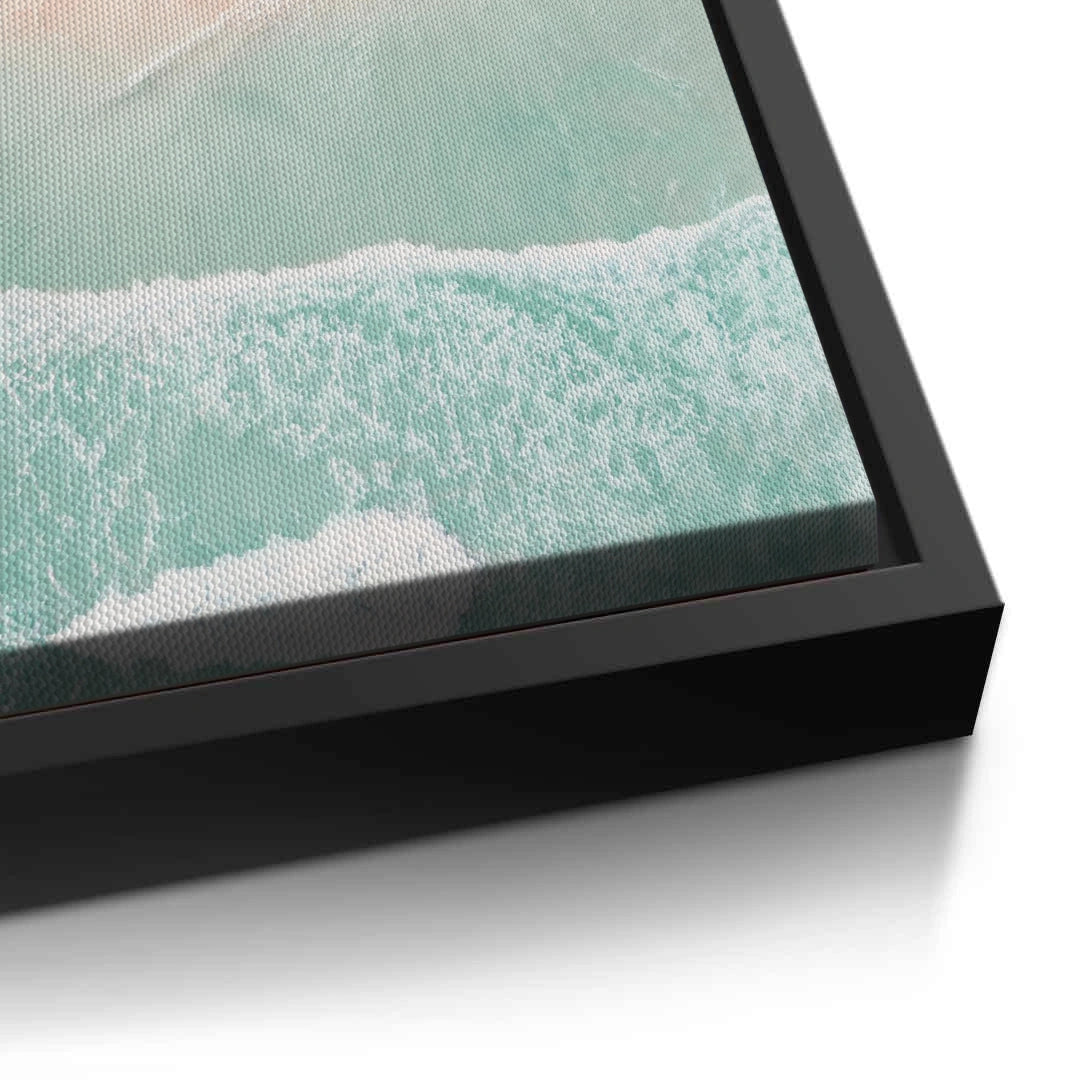 2Aerial Turquoise Ocean - Canvas