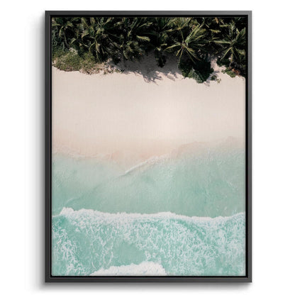 Aerial Turquoise Ocean - Canvas