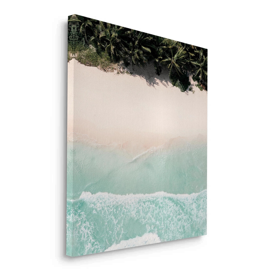 2Aerial Turquoise Ocean - Canvas