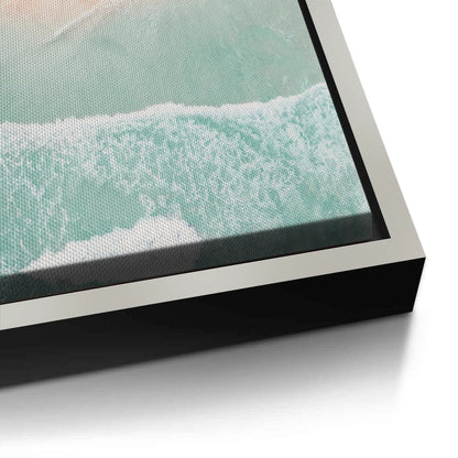Aerial Turquoise Ocean - Canvas