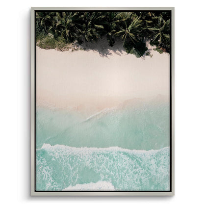 Aerial Turquoise Ocean - Canvas