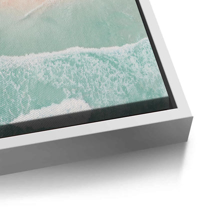Aerial Turquoise Ocean - Canvas