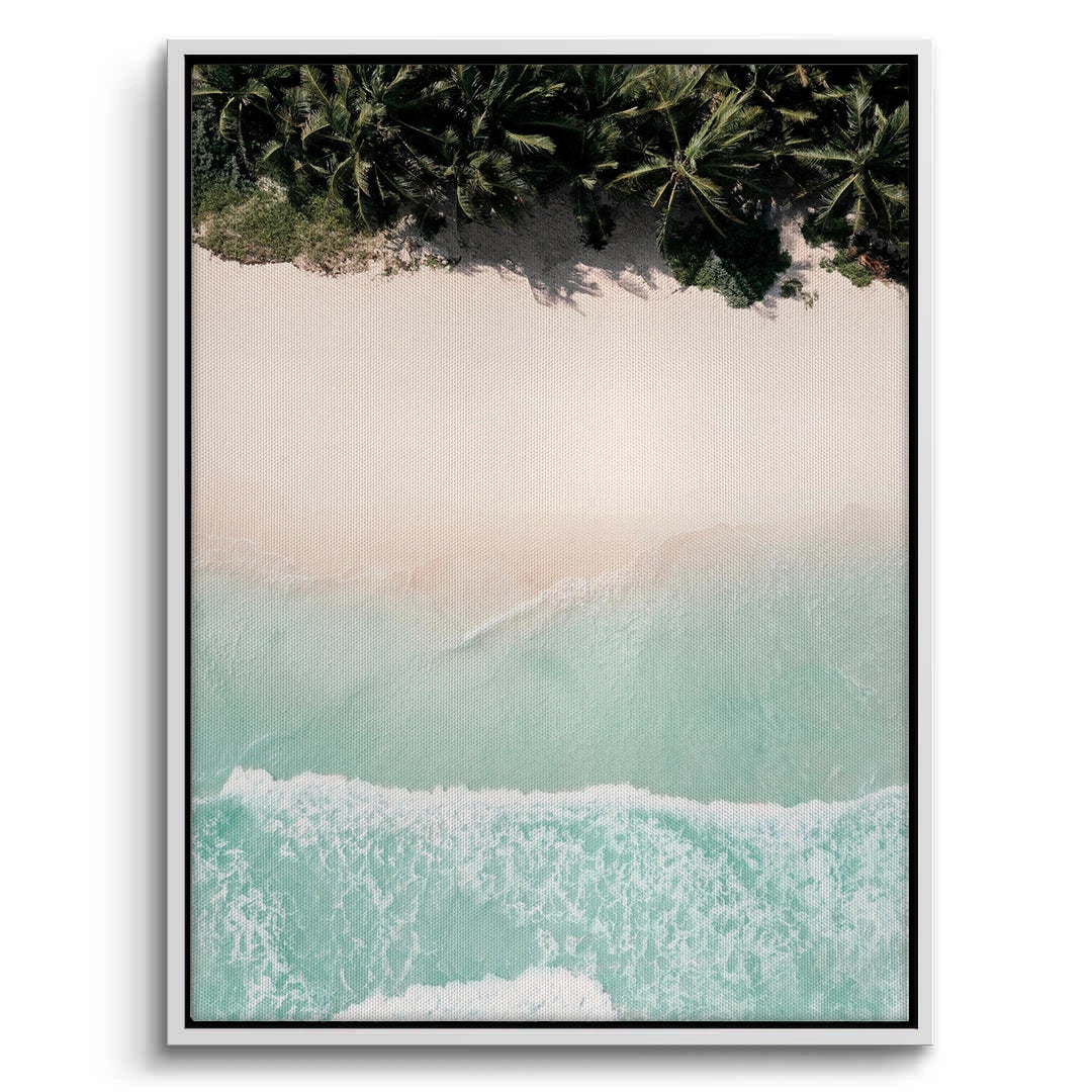 2Aerial Turquoise Ocean - Canvas