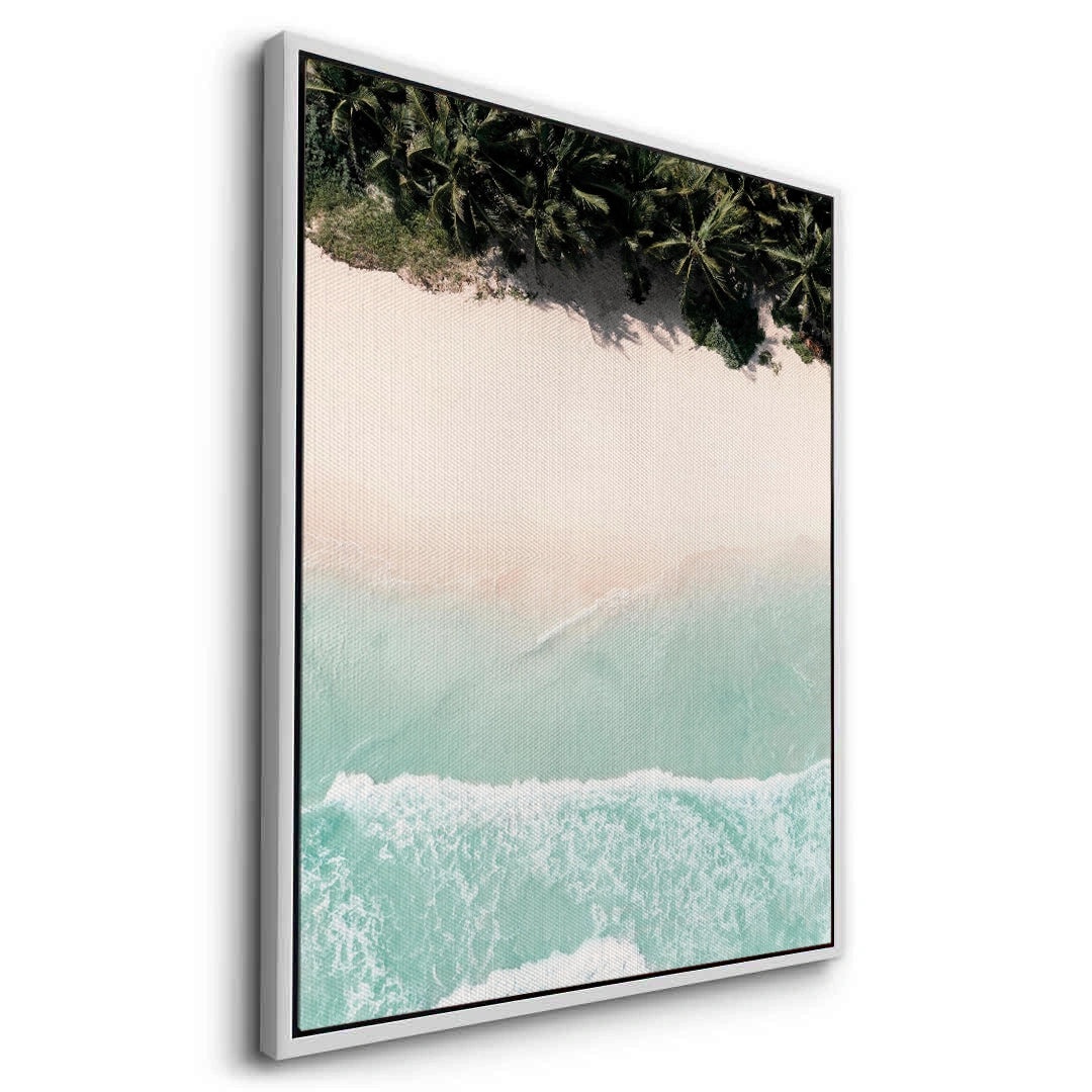 2Aerial Turquoise Ocean - Canvas